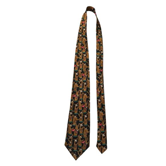 Cartoon Network Hanna Barbera Scooby Doo Faces Vintage Novelty Necktie 1998 - Picture 2 of 6